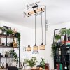 Barcos Lámparas suspendidas, Lámparas colgantes Crudo, Negro, 3 luces