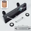 Kinnared Plafones, Spot techo Negro, 2 luces