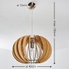 Valkom Lámpara Colgante Níquel-mate, 1 luz