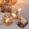 Koyoto Plafones, Luminarias esféricas dorado, Negro, 10 luces