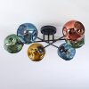 Ripoll Plafones, Luminarias esféricas Azul, dorado, Verde, Color cobre, 6 luces