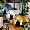Koyoto Lámparas suspendidas, Luminarias esféricas, Lámparas colgantes Crudo, Negro, 5 luces