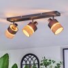 Fallhagen Plafones, Spot techo Negro, 3 luces