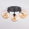 Koyoto Plafones, Luminarias esféricas Colores ámbar, 3 luces
