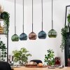 Koyoto Lámparas suspendidas, Luminarias esféricas, Lámparas colgantes Crudo, Negro, 5 luces