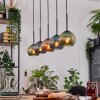 Koyoto Lámparas suspendidas, Luminarias esféricas, Lámparas colgantes Crudo, Negro, 5 luces