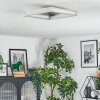 Danor Plafones LED Níquel-mate, 1 luz