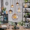 Koyoto Lámparas suspendidas, Luminarias esféricas, Lámparas colgantes dorado, Negro, 5 luces