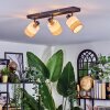 Fallhagen Plafones, Spot techo Negro, 3 luces