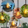 Gastor Plafones, Luminarias esféricas Azul, Cromo, Verde, Color cobre, Ahumado, 5 luces