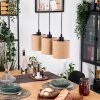 Soungou Lámparas suspendidas, Lámparas colgantes Crudo, Negro, 3 luces
