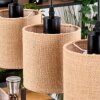 Soungou Lámparas suspendidas, Lámparas colgantes Crudo, Negro, 3 luces