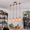 Soungou Lámparas suspendidas, Lámparas colgantes Crudo, Negro, 4 luces
