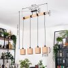 Soungou Lámparas suspendidas, Lámparas colgantes Crudo, Negro, 4 luces