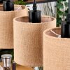 Soungou Lámparas suspendidas, Lámparas colgantes Crudo, Negro, 4 luces
