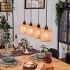 Soungou Lámparas suspendidas, Lámparas colgantes Crudo, Negro, 4 luces