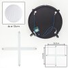 Chehalis Plafones, Luminarias esféricas Blanca, 4 luces