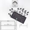 Koyoto Lámparas suspendidas, Luminarias esféricas, Lámparas colgantes Cromo, Ahumado, 6 luces