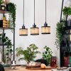 Ramila Lámparas suspendidas, Lámparas colgantes Crudo, Negro, 3 luces