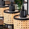 Ramila Lámparas suspendidas, Lámparas colgantes Crudo, Negro, 3 luces