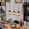 Ramila Lámparas suspendidas, Lámparas colgantes Crudo, Negro, 3 luces