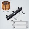 Cando Plafones, Spot techo Negro, 3 luces