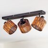 Cando Plafones, Spot techo Negro, 3 luces
