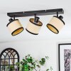 Chellas Plafones, Spot techo Negro, 3 luces