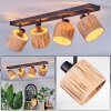 Granja Plafones, Spot techo Negro, 4 luces
