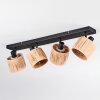 Granja Plafones, Spot techo Negro, 4 luces