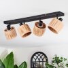 Granja Plafones, Spot techo Negro, 4 luces