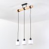 Bassagoda Lámparas suspendidas, Lámparas colgantes Crudo, Negro, 3 luces