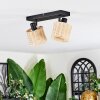 Cavaca Plafones, Spot techo Negro, 2 luces