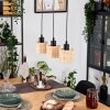 Cavaca Lámparas suspendidas, Lámparas colgantes Crudo, Negro, 3 luces