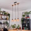 Granja Lámparas suspendidas, Lámparas colgantes Crudo, Negro, 3 luces