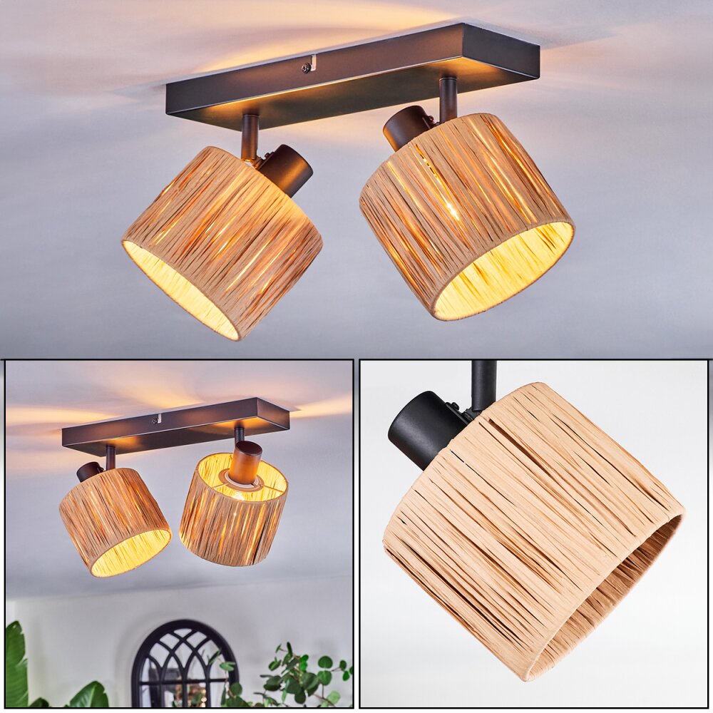 Granja Plafones, Spot techo Negro, 2 luces main product photo