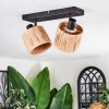 Granja Plafones, Spot techo Negro, 2 luces