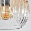 Koyoto Plafones, Luminarias esféricas Latón, Negro, 5 luces
