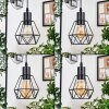 Yaak Lámparas suspendidas, Lámparas colgantes Crudo, Negro, 3 luces Yaak Lámparas suspendidas, Lámparas colgantes Crudo, Negro, 3 luces