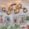 Ripoll Plafones, Luminarias esféricas dorado, Negro, 10 luces
