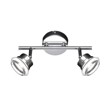 Wofi MORGAN Foco de techo LED Cromo, 2 luces