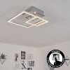 Buren Lámpara de Techo LED Níquel-mate, 1 luz