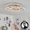 Buren Lámpara de Techo LED Níquel-mate, 1 luz