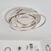 Buren Lámpara de Techo LED Níquel-mate, 1 luz