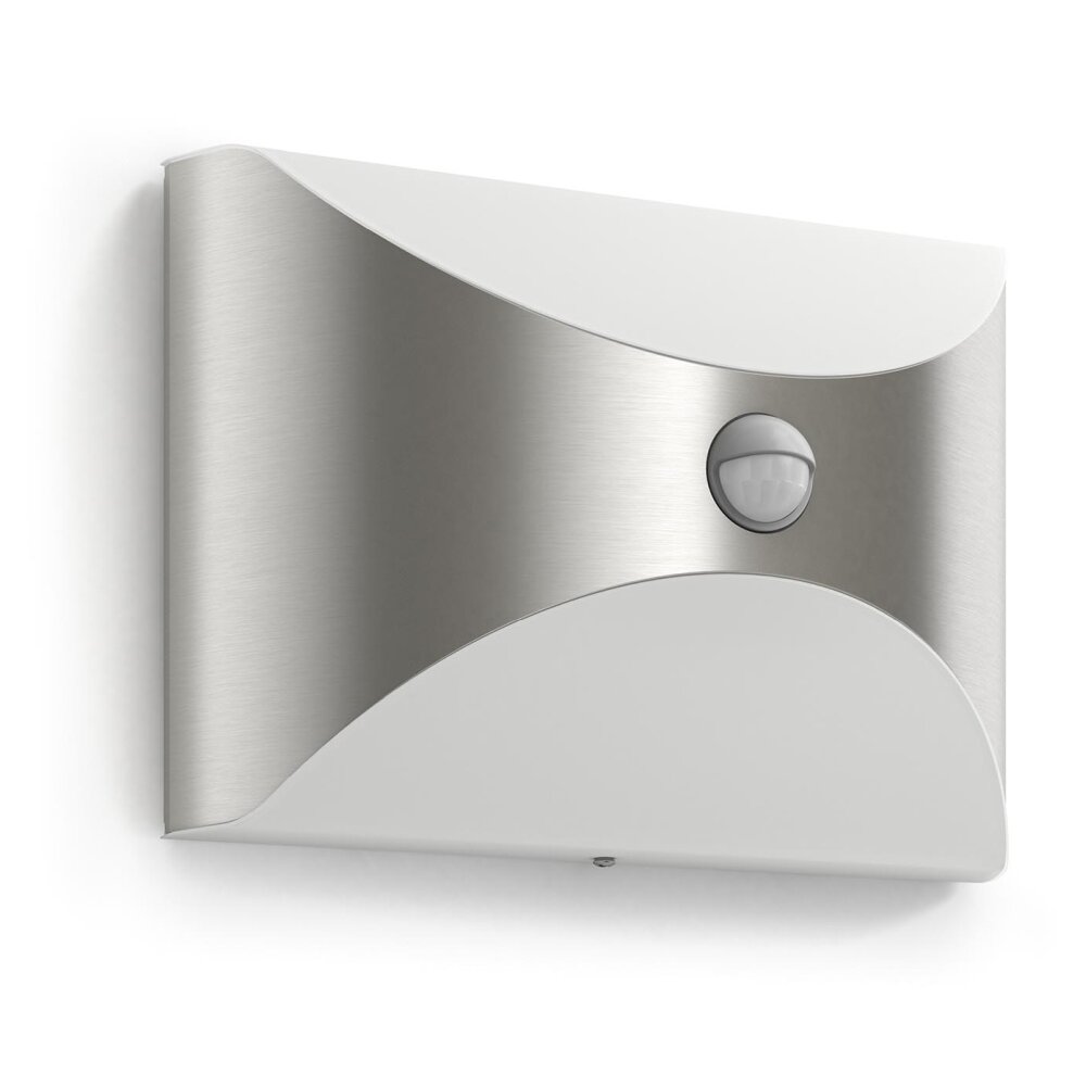 Philips Herb Aplique para exterior LED Acero inoxidable, 1 luz, Sensor de movimiento main product photo