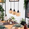 Bongal Lámparas suspendidas, Lámparas colgantes Crudo, Negro, 3 luces