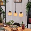 Bongal Lámparas suspendidas, Lámparas colgantes Crudo, Negro, 3 luces