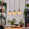 Bongal Lámparas suspendidas, Lámparas colgantes Crudo, Negro, 3 luces