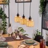 Bongal Lámparas suspendidas, Lámparas colgantes Crudo, Negro, 3 luces
