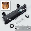 Cando Plafones, Spot techo Negro, 2 luces
